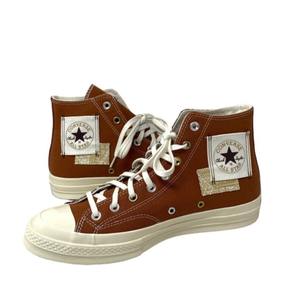 Converse Chuck 70 Hi Shoes Tawny Egret Women Size Casual Canvas Sneakers A05205C - Picture 5 of 9